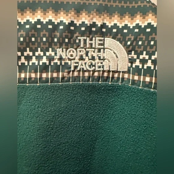 The North Face 95 Unisex Printed Night Green Denali Jacket - Picture 5 of 7
